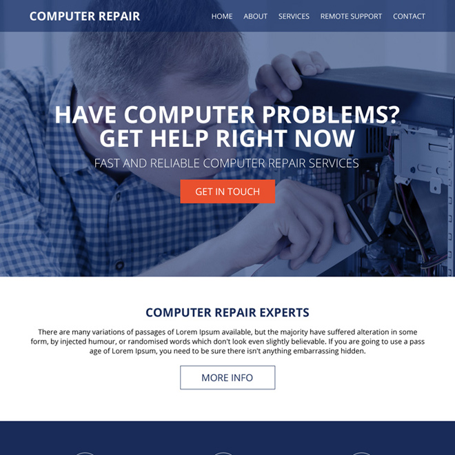 Free Credit Repair Website Templates
