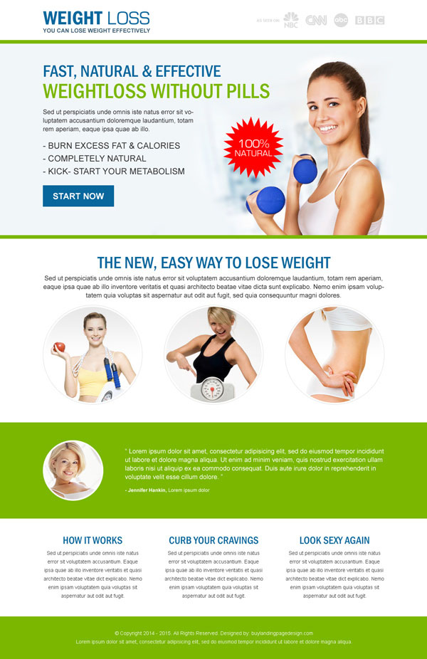 weight loss responsive landing page to boost your conversion and sales of your weight loss product online from https://www.buylandingpagedesign.com/buy/weight-loss-without-pills-responsive-landing-page-design/104