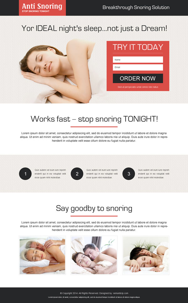 anti snoring lead capture landing page design templates from https://www.buylandingpagedesign.com/buy/stop-snoring-lead-capture-landing-page-design-templates/6