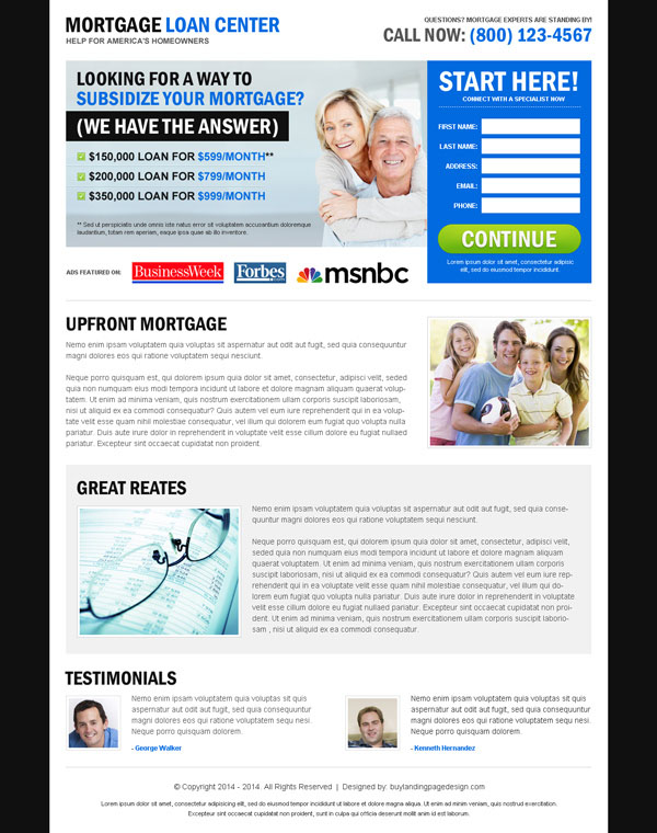 mortgage appealing and converting landing page design to maximize conversion from https://www.buylandingpagedesign.com/buy/mortgage-loan-center-effective-and-user-friendly-lead-capture-landing-page-design/321