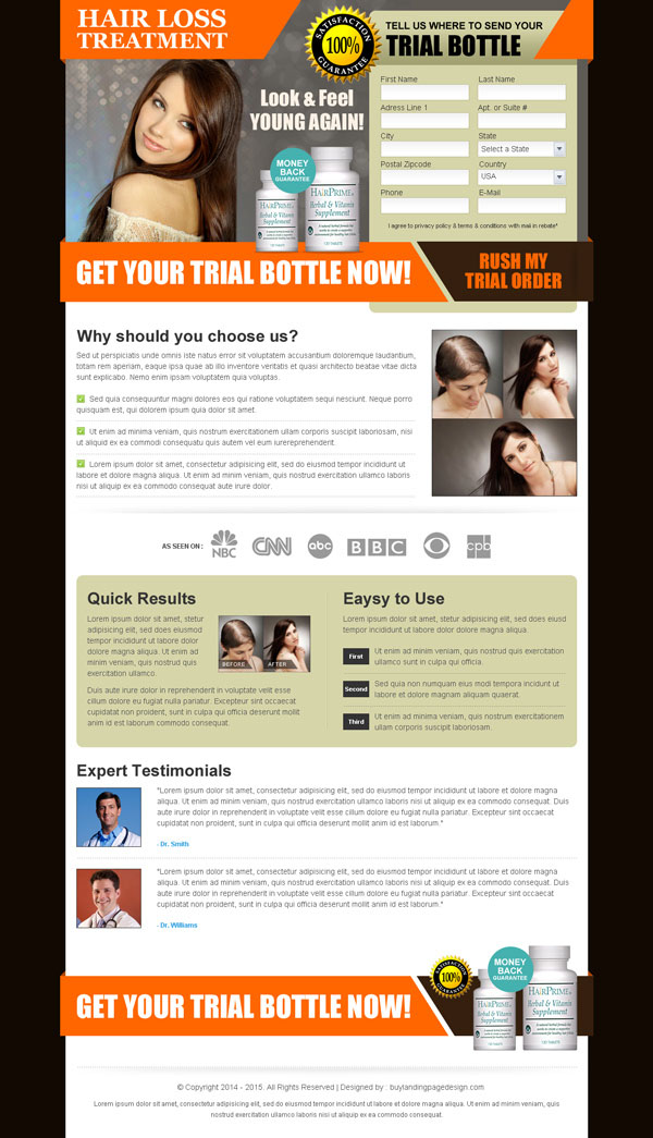 hair loss optimized and converting landing page design templates to boost sales of your stop hair loss product online from https://www.buylandingpagedesign.com/buy/hair-loss-treatment-product-trial-offer-landing-page-design/248