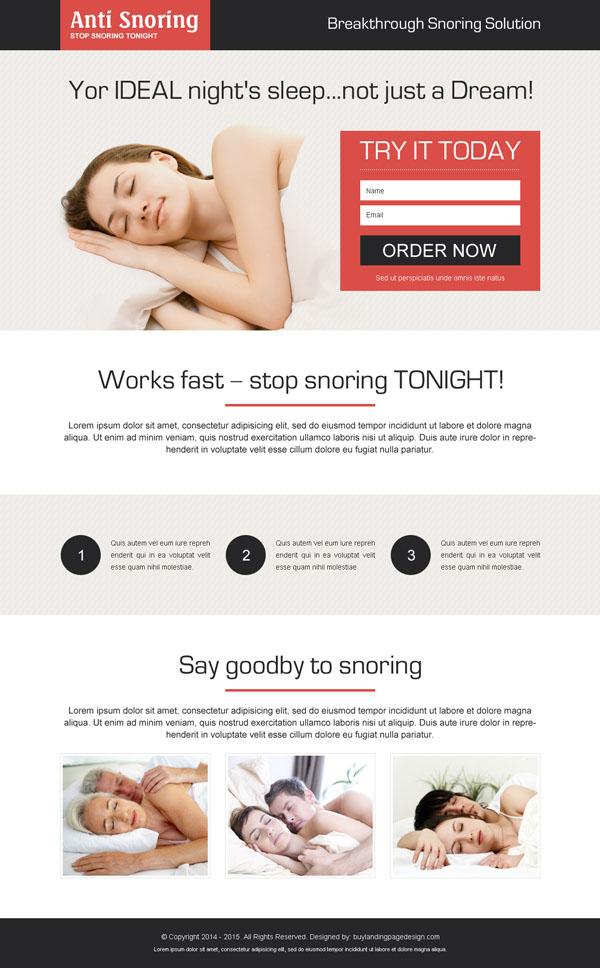 stop snoring lead capture responsive landing page design templates to boost your stop snoring product sales from https://www.buylandingpagedesign.com/buy/stop-snoring-lead-capture-landing-page-design-templates/6