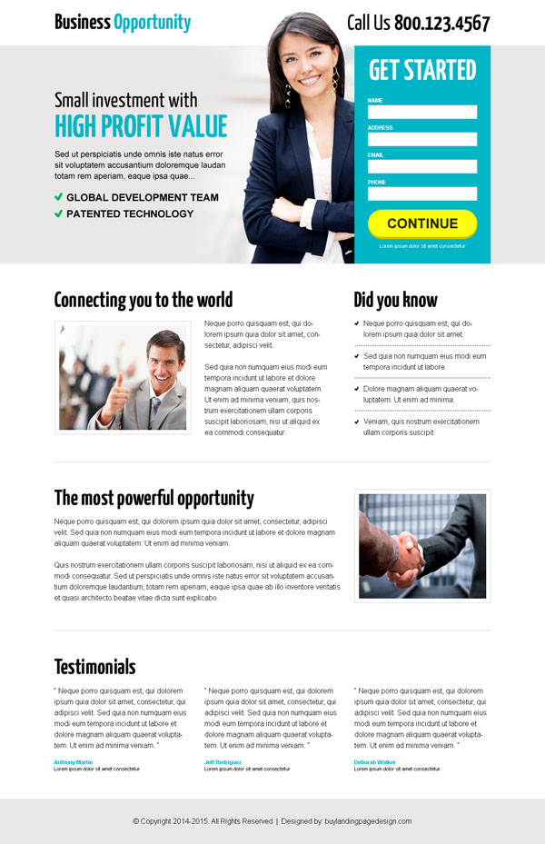 Buy excellent business opportunity lead capture landing page design templates on affordable price from https://www.buylandingpagedesign.com/buy/excellent-business-opportunity-lead-capture-landing-page-design/1210