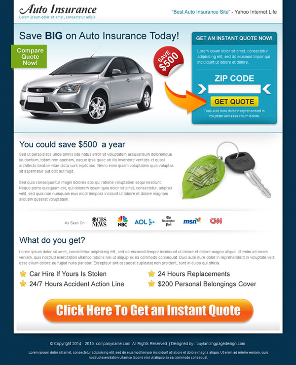 auto-insurance-lead-capture-landing-page-design-by-zip-code-search-001