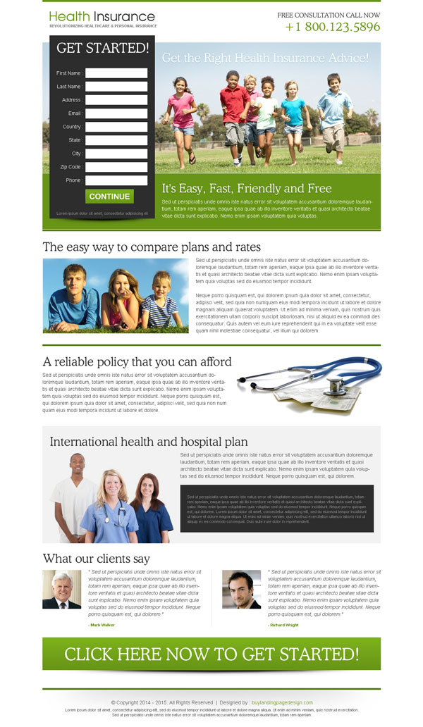 health-insurance-lead-capture-landing-page-design-templates-for-free-consultation-005