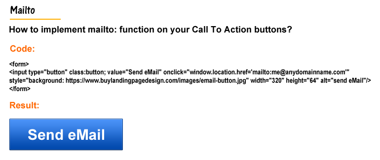 call to action button sharepoint email