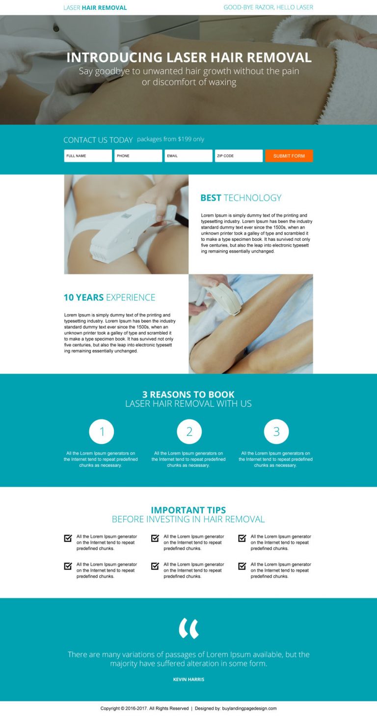 Want To Capture Leads For Your Hair Removal Services?