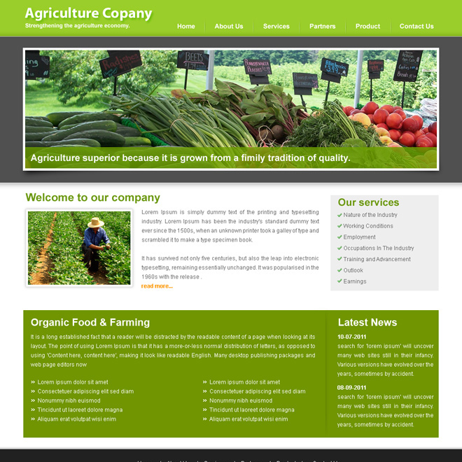 Dorable Agriculture Website Template Illustration Wordpress Themes Ideas Holidaycruiseline Info Website Templates For Sale