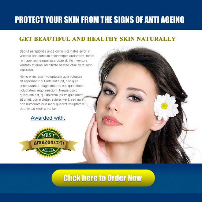 protect your skin from the signs of anti ageing skin care attractive ppv landing page design Skin Care example