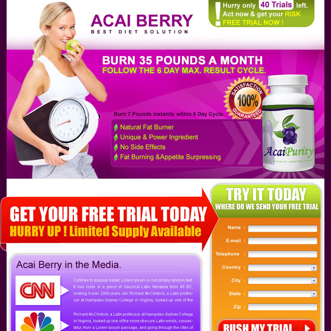 Best Acai Berry Weight Loss Product