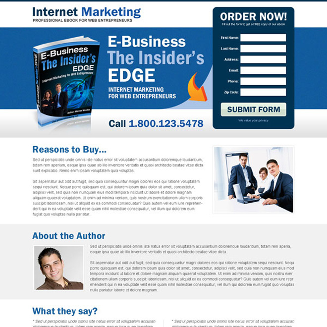 appealing and attractive ebook for internet marketing Ebook example