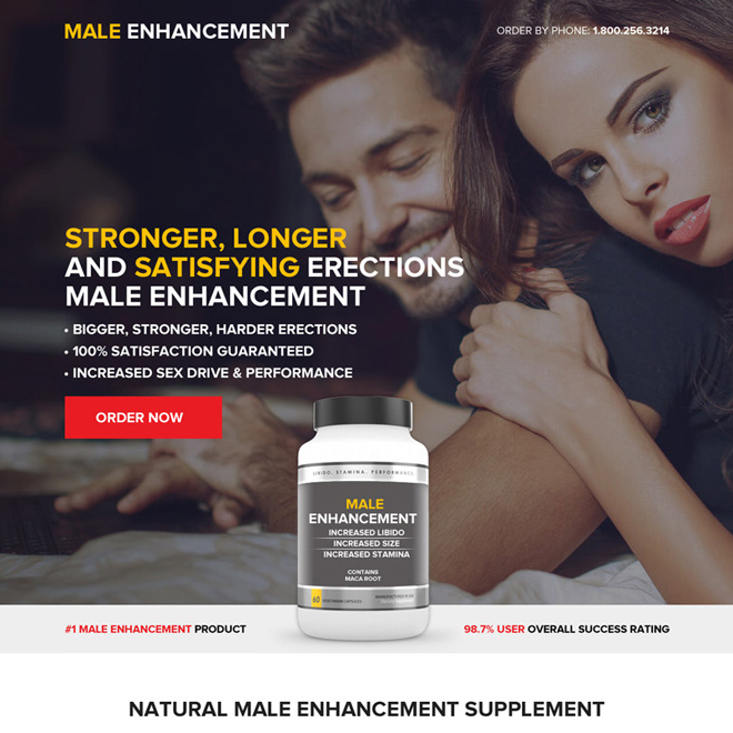 best male enhancement pills selling responsive landing page