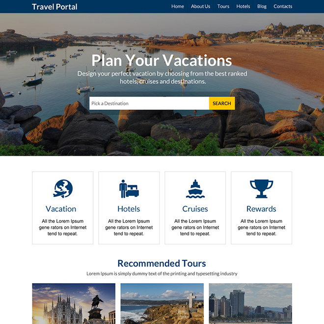 Travel Website Templates & Examples