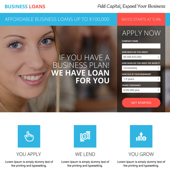 business plan to apply for a loan