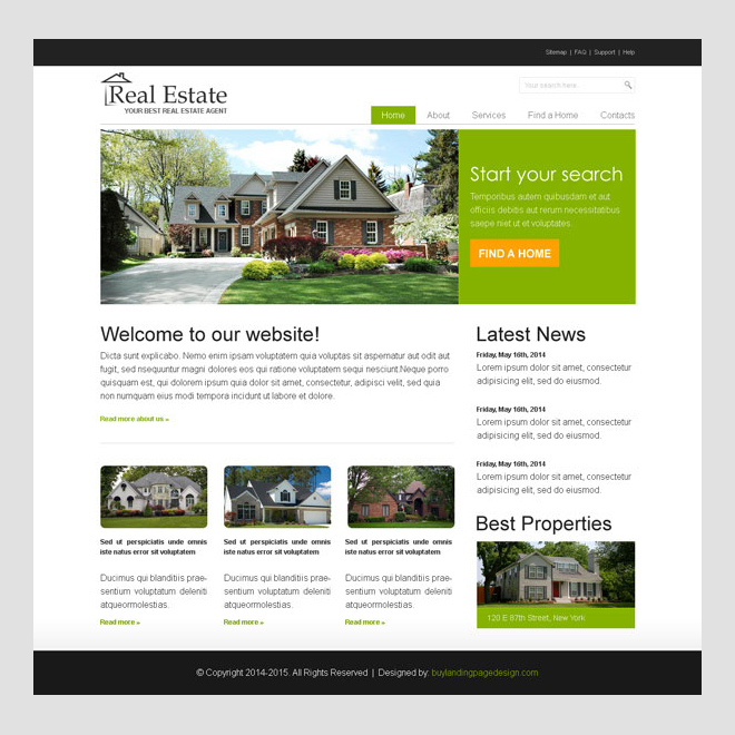 realtor website templates