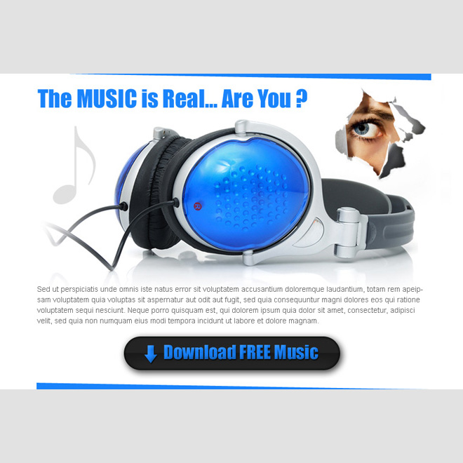 download free music clean and effective ppv landing page design Electronics example