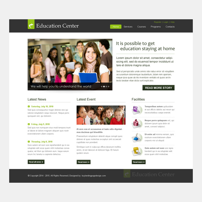how to create a website template