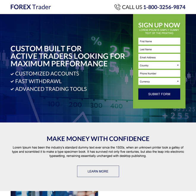 Forex news website template