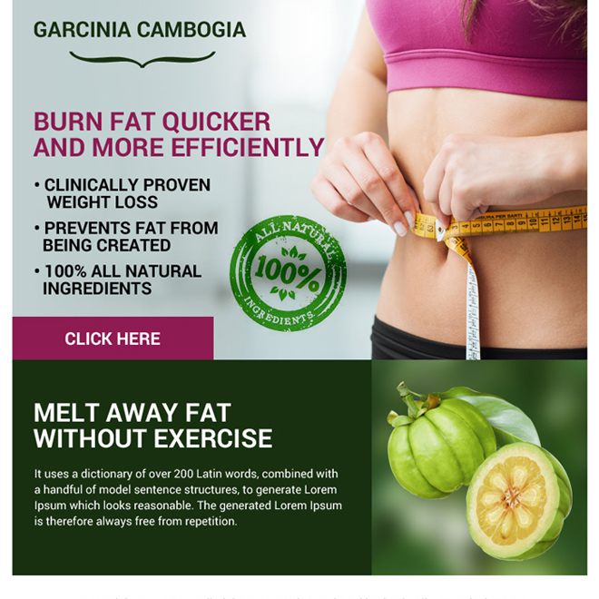 garcinia cambogia weight loss ppv landing page design Weight Loss example