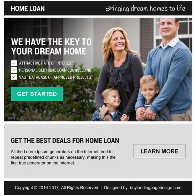 best deals for home loan pay per view landing page Home Loan example