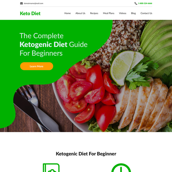 keto diet best weight loss responsive website design