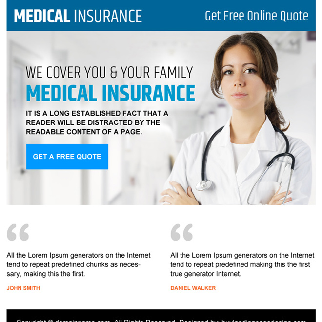 medical insurance free quote clean PPV design Health Insurance example