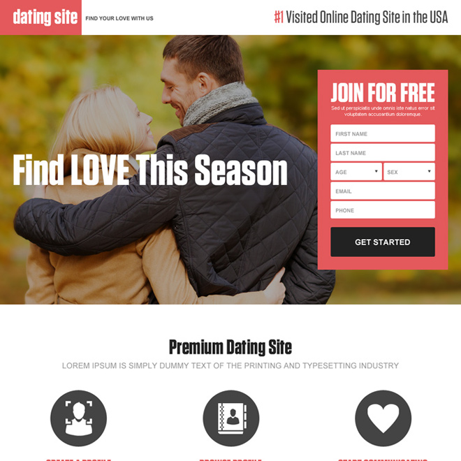 best dating site design