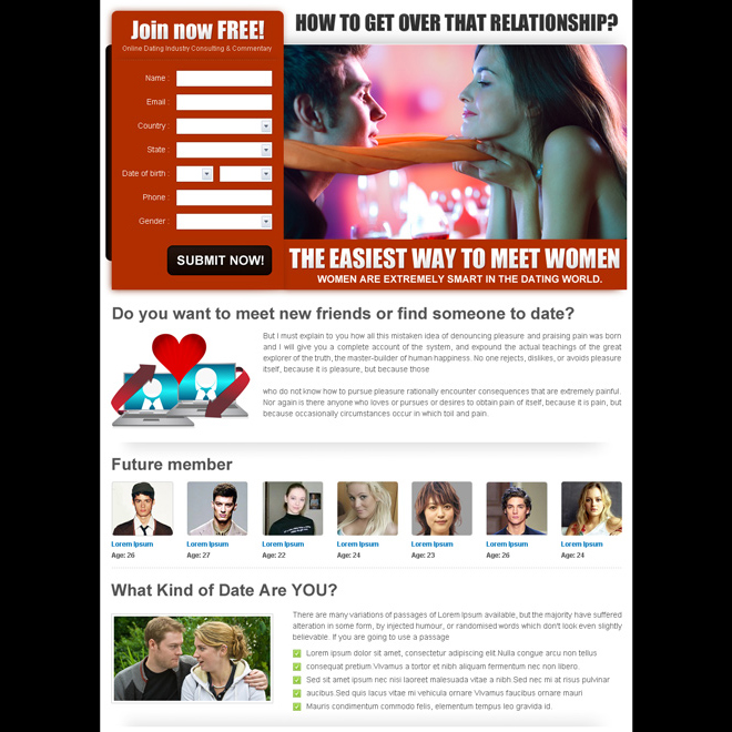 Best Dating Landing Pages\