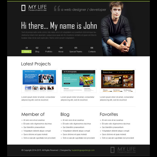 Personal Web Page Design Template Software Free Download ... photo Personal Web Page Design Template Software Free Download ...