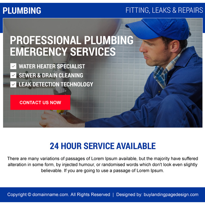 effective emergency plumbing services ppv design