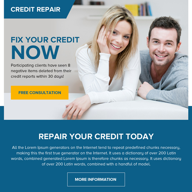 repair your credit today free consultation ppv landing page