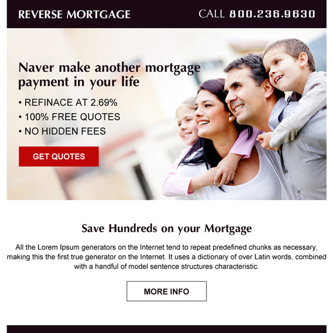 reverse mortgage ppv landing page design Mortgage example