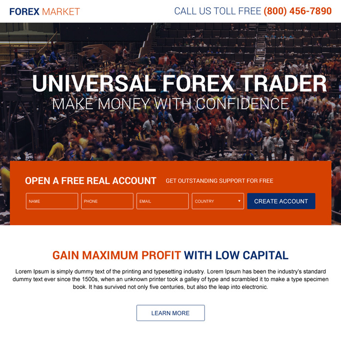 Forex trader leads