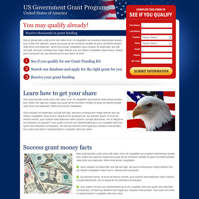 Government Grant Money Programs