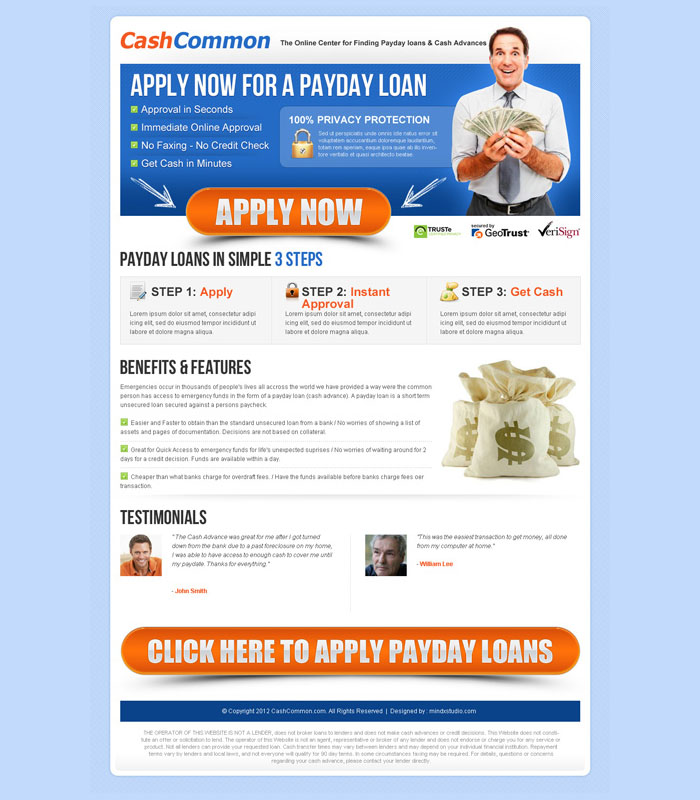 payday cash loan application