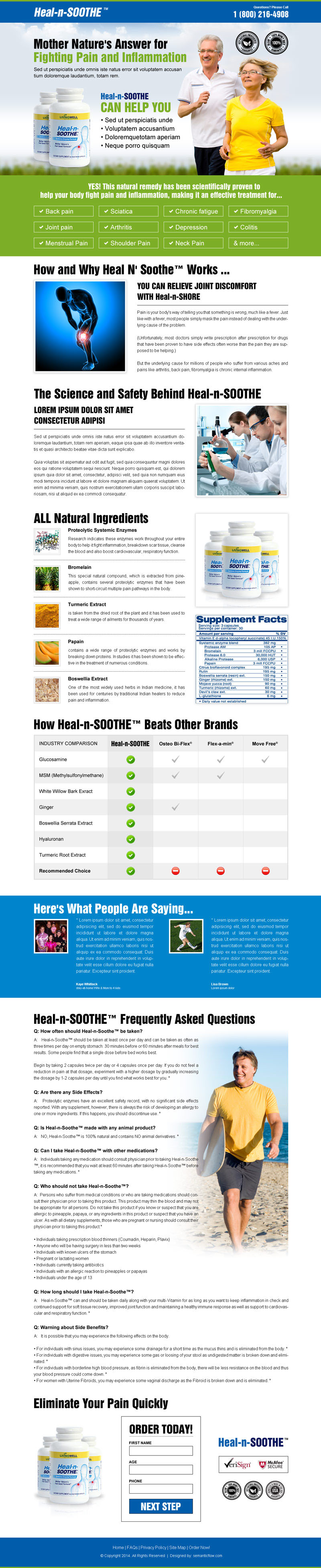 fighting pain and inflammation  example