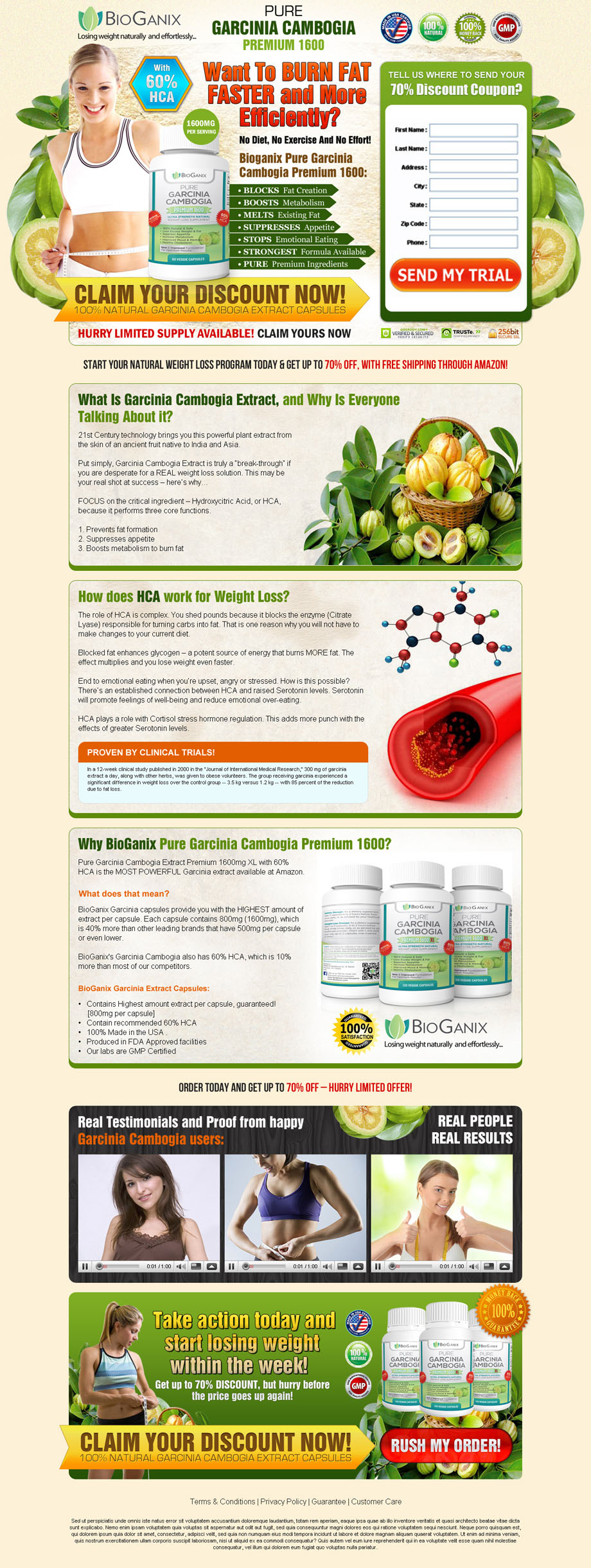 garcinia cambogia trial bottle