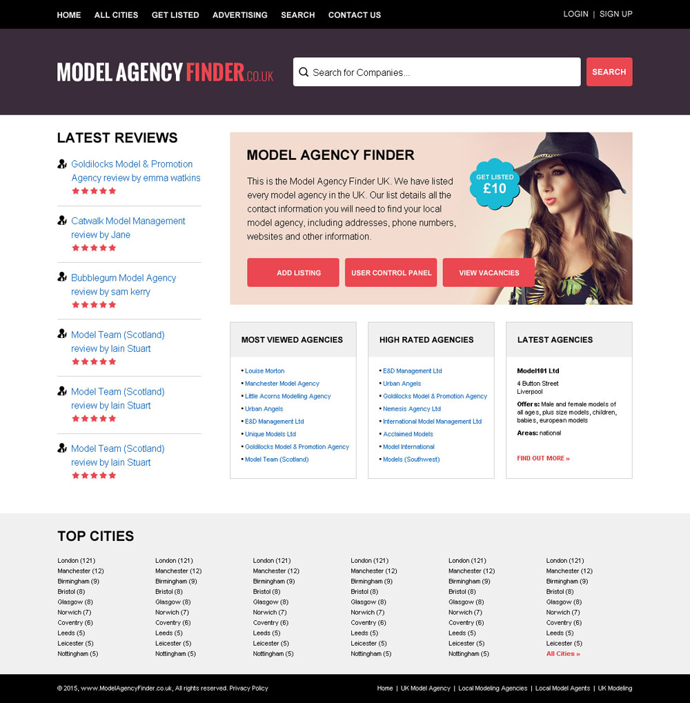 model agency finder