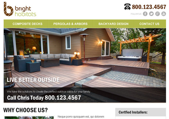 backyard renovation company  example