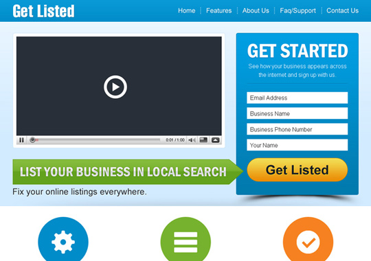 get listed in local search  example