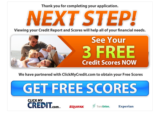 free credit score  example