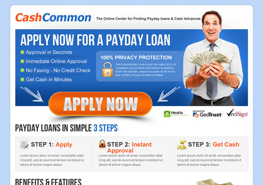 payday cash loan application  example