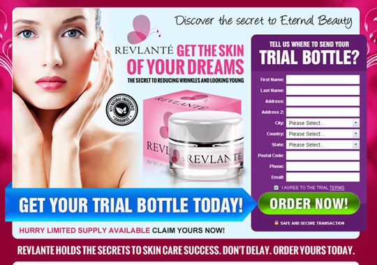 skin care cream trial bottle  example