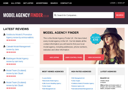 model agency finder  example