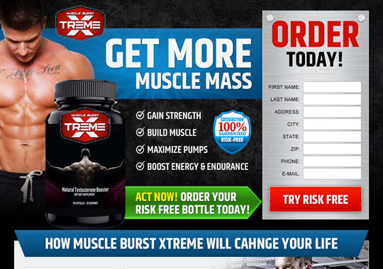 muscle building product  example