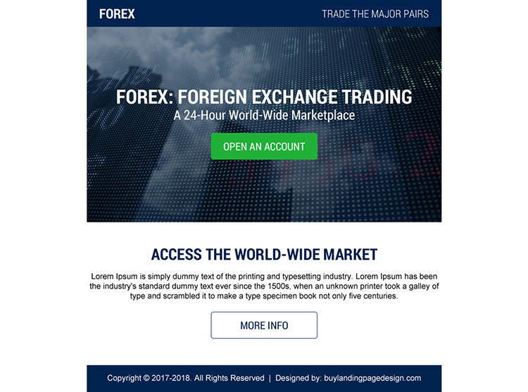 best foreign exchange trading ppv landing page