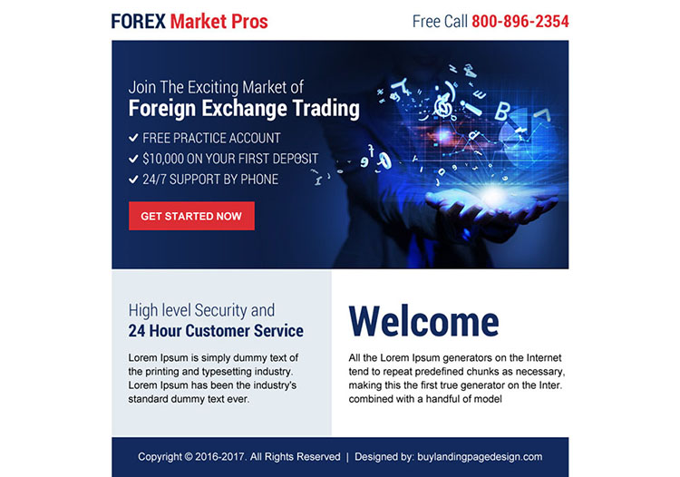 best forex exchange trading ppv landing page