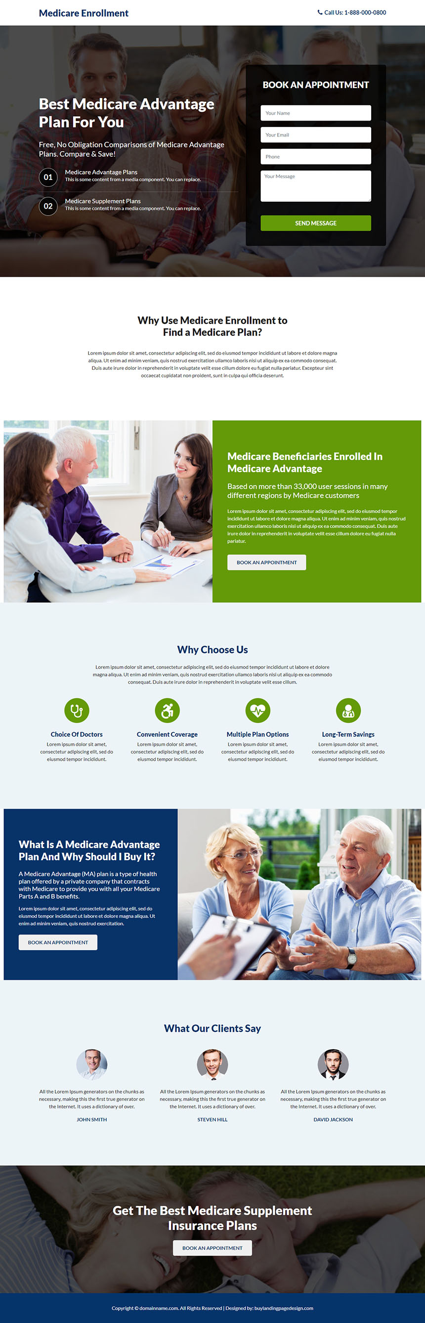 best medicare supplement insurance plans responsive landing page