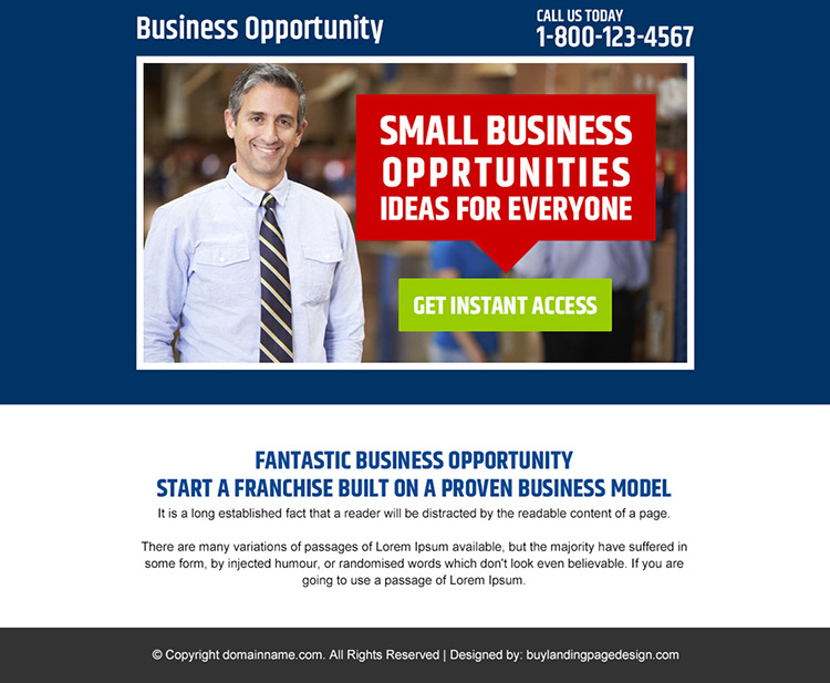 small business opportunities PPV design