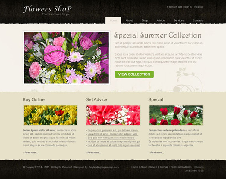 Simple Flower Front Page Design simple-flower-front-page-design